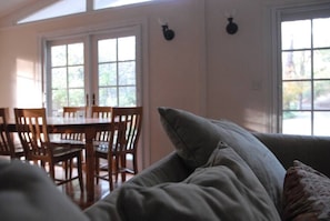 TV, fireplace, Netflix, DVD player