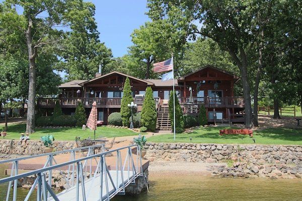 View from dock to house