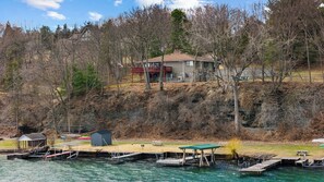 Exterior - Seneca Vista: rural lake home on Seneca lake, large yard, private lake access (Dundee)