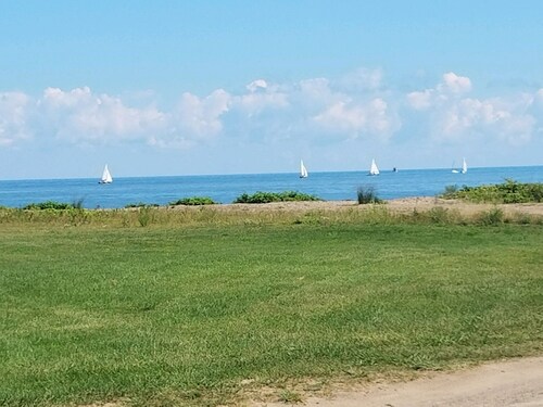 Walk out the door, walk onto the beach!