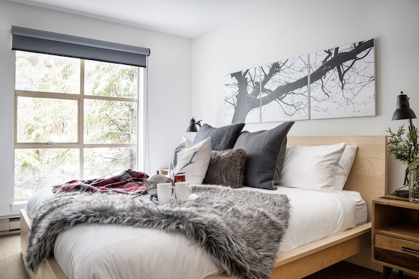Bright Master Bedroom with King Bed