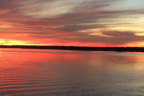 Beautiful sunsets in the area.