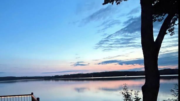 Property grounds - Balsam Lake Sunset Cabin with WiFi & Sauna! (Balsam Lake)