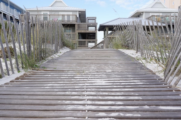 Private beach entrance