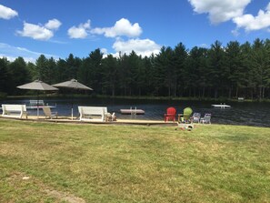 Terrace/patio - Beautiful Farmhouse located on 1200 acres of private bliss with a quiet pond. (Brownfield)