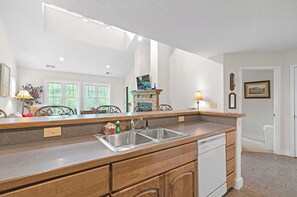 Dishwasher, coffee/tea maker, cookware/dishes/utensils - Echota Woods 131 - Mtn Condo, Gated Resort, Indoor/Outdoor Pools & Hot Tub (Boone)