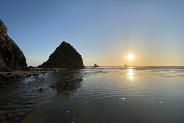 Picture taken from the Southern end of the beach