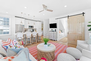 TV, DVD player, offices