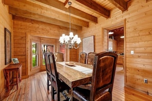 Dining - Grand View Escape-360 Degrees of AMAZING VIEW! Pool, Hot Tub, Game Room (Wimberley)