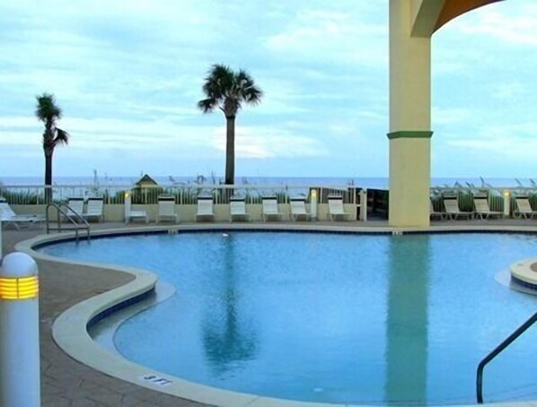 Indoor pool, a heated pool