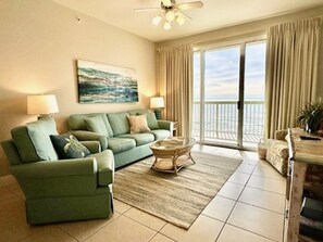 TV, DVD player, books, video library