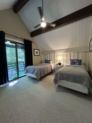3 bedrooms, iron/ironing board, travel cot, WiFi
