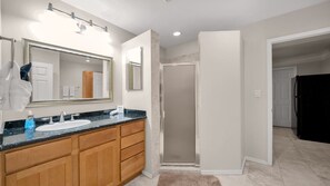 Bathtub, hair dryer, towels