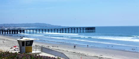 Sun-loungers, beach towels