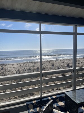 On the beach, sun loungers - Sandy Paws Beach House. Pet Friendly! Completely renovated in 2024! (Dewey Beach)