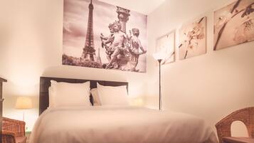 1 slaapkamer, een bureau, een strijkplank/strijkijzer, gratis wifi