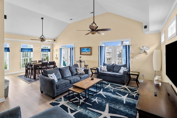 Smart-TV, videospill og DVD-spiller