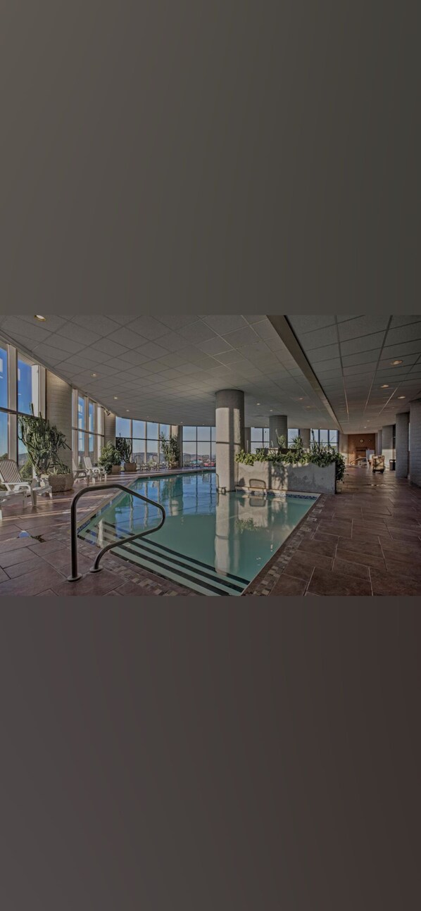 Indoor pool, a heated pool