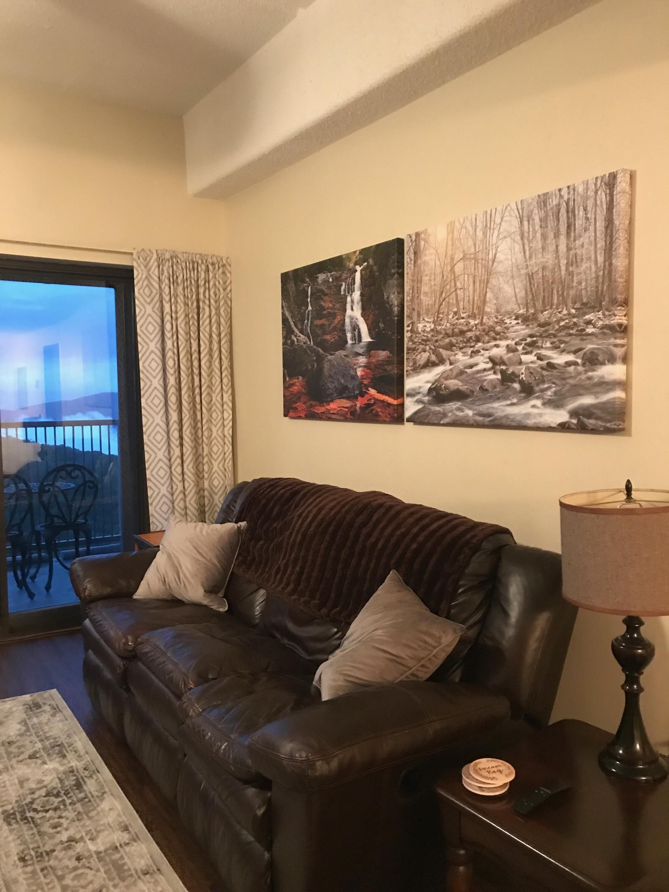 スマートテレビ、暖炉、DVD プレーヤー