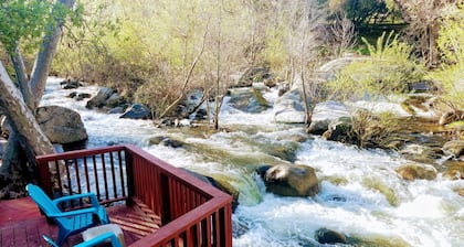 "River Retreat House", South Fork River con dos cubiertas.