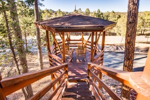 Property grounds - Blissful Pines Lodge in Alto NM Privacy, Updated, has everything you need!!! (Alto)