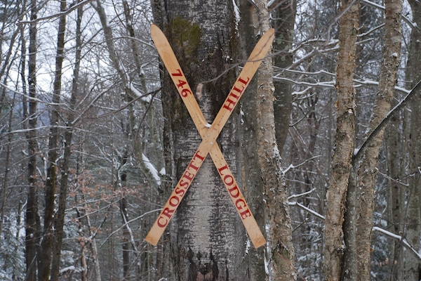 Our sign at the road.