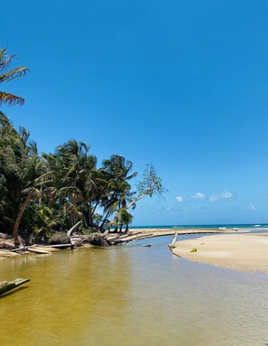 On the beach, sun loungers, beach towels - LOCATION! Beach & Ocean Front Luxury Villa Rio Mar Resort (Rio Grande)