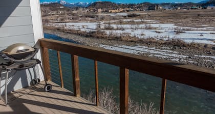 Amazing Town Home Right on San Juan River, Big Views, Near Town, Central A/C