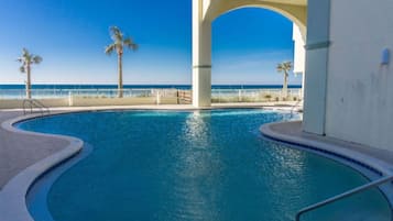 Indoor pool, a heated pool