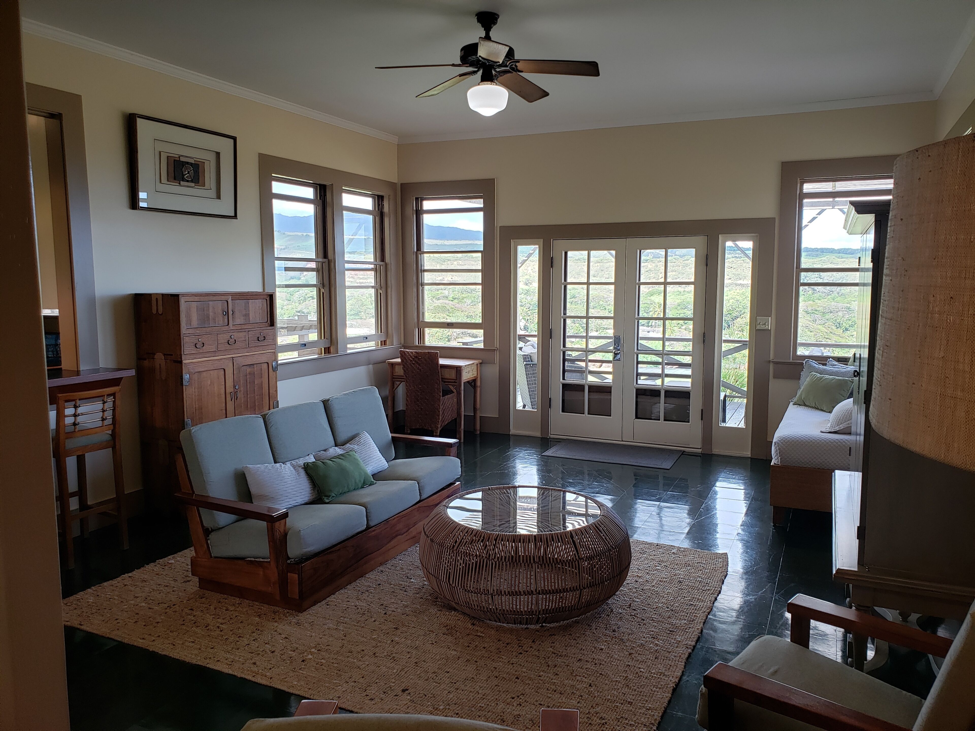 Smart TV, books, offices