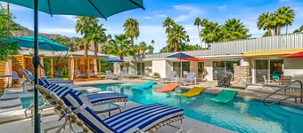 Mid-Century Modern Celebrity Estate By Wexler!  Alan Ladd Estate! Private! Spectacular Mountain Views!
