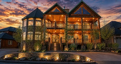 🐻🏰 The Big Bear Castle | Luxury 6,000 Sq Ft • 6BR/7BA • Hot Tub • Lakeview!