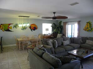 Smart TV, video games, DVD player, books