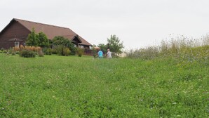 A rural landscape with a large barn and a grassy field. - Buck Run Lodge - Conference Facility, Nature's Own Retreat , (Anita)