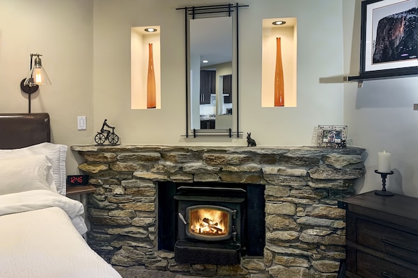 Firewood can be purchased at Vons/Rite Aid for the fireplace during your stay