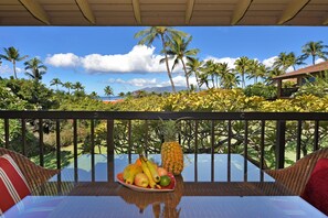 Outdoor dining -  Amazing view, Close to the beach, Wailea Ekahi Unit 20i (Wailea)