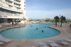 Indoor pool, outdoor pool