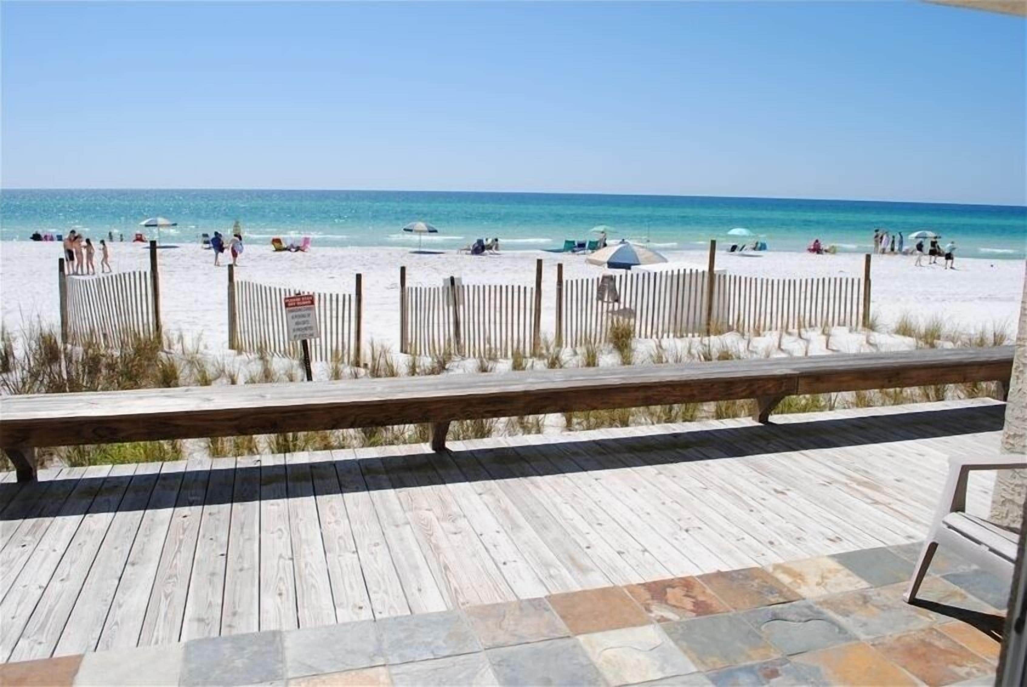 PORCH VIEWS!  GULF FRONT-Adult King Condo, Seabox on Seagrove Beach!  