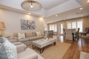 TV, fireplace, DVD player