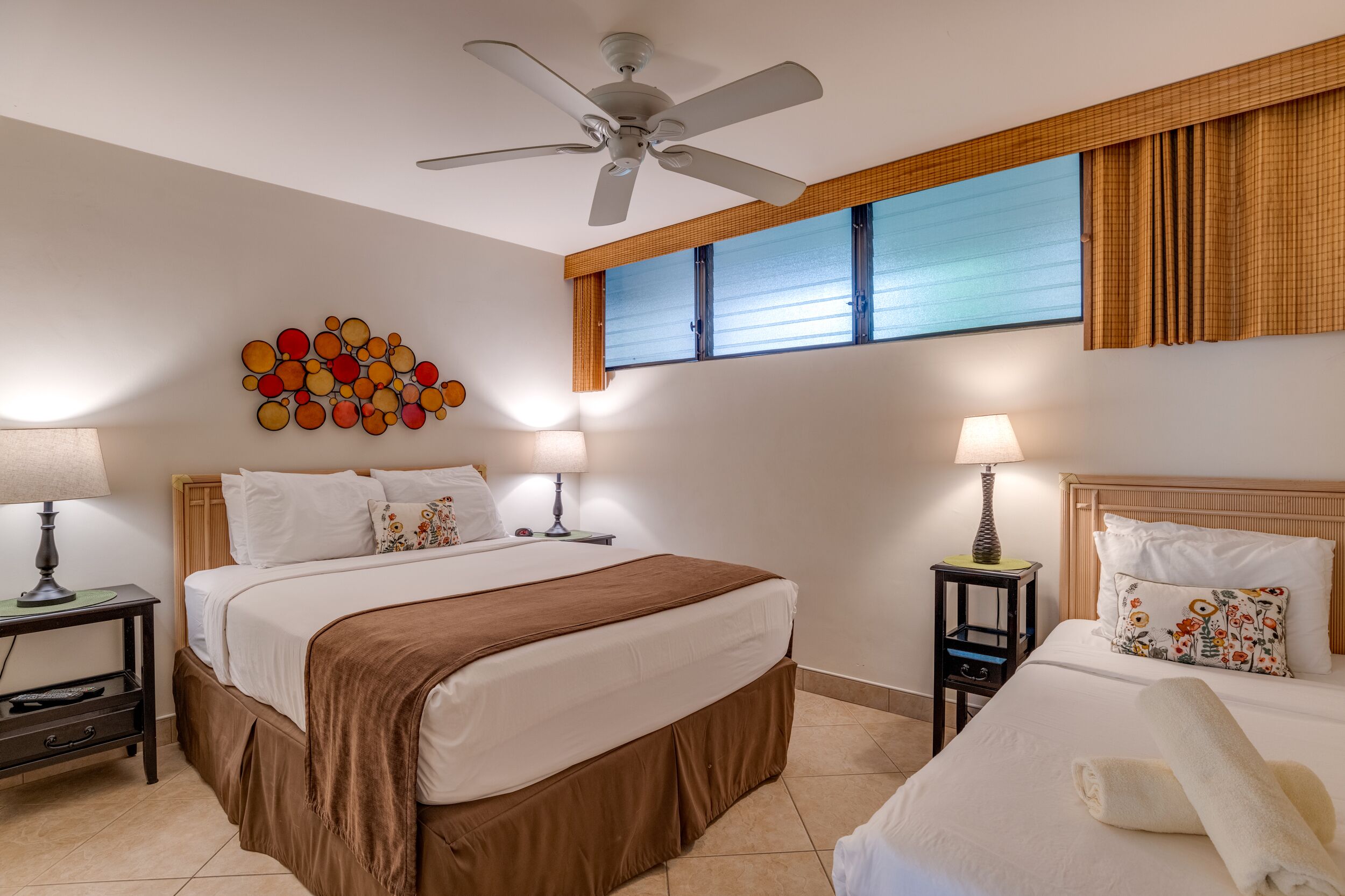 2 bedrooms, iron/ironing board, free WiFi, bed sheets