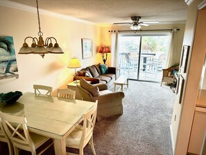 Smart TV, DVD player, books