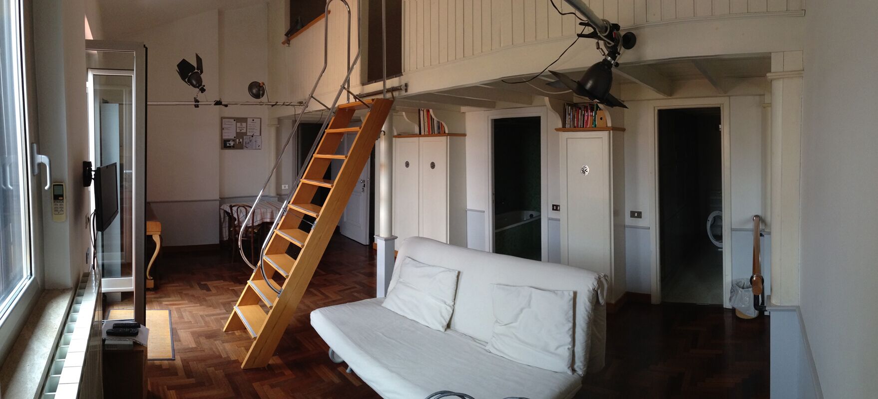 living room (sofa and stairs)