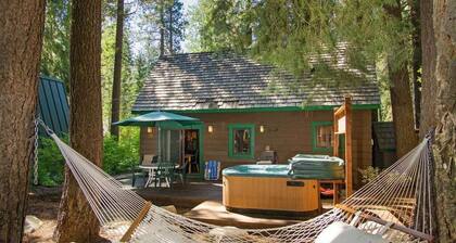 Big Water Pines, large yard w/hot tub, dog friendly, walk to beach and private pier by Tahoe Time VR