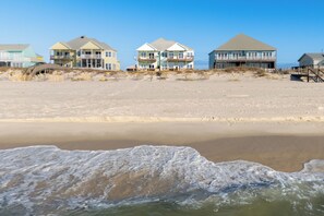 Accommodatie ligt op het strand