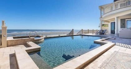 10 Bedroom Oceanfront Estate|Beachfront Pool