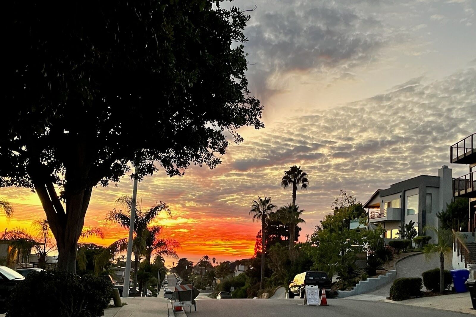San Diego Vista's neighborhood/view from our street