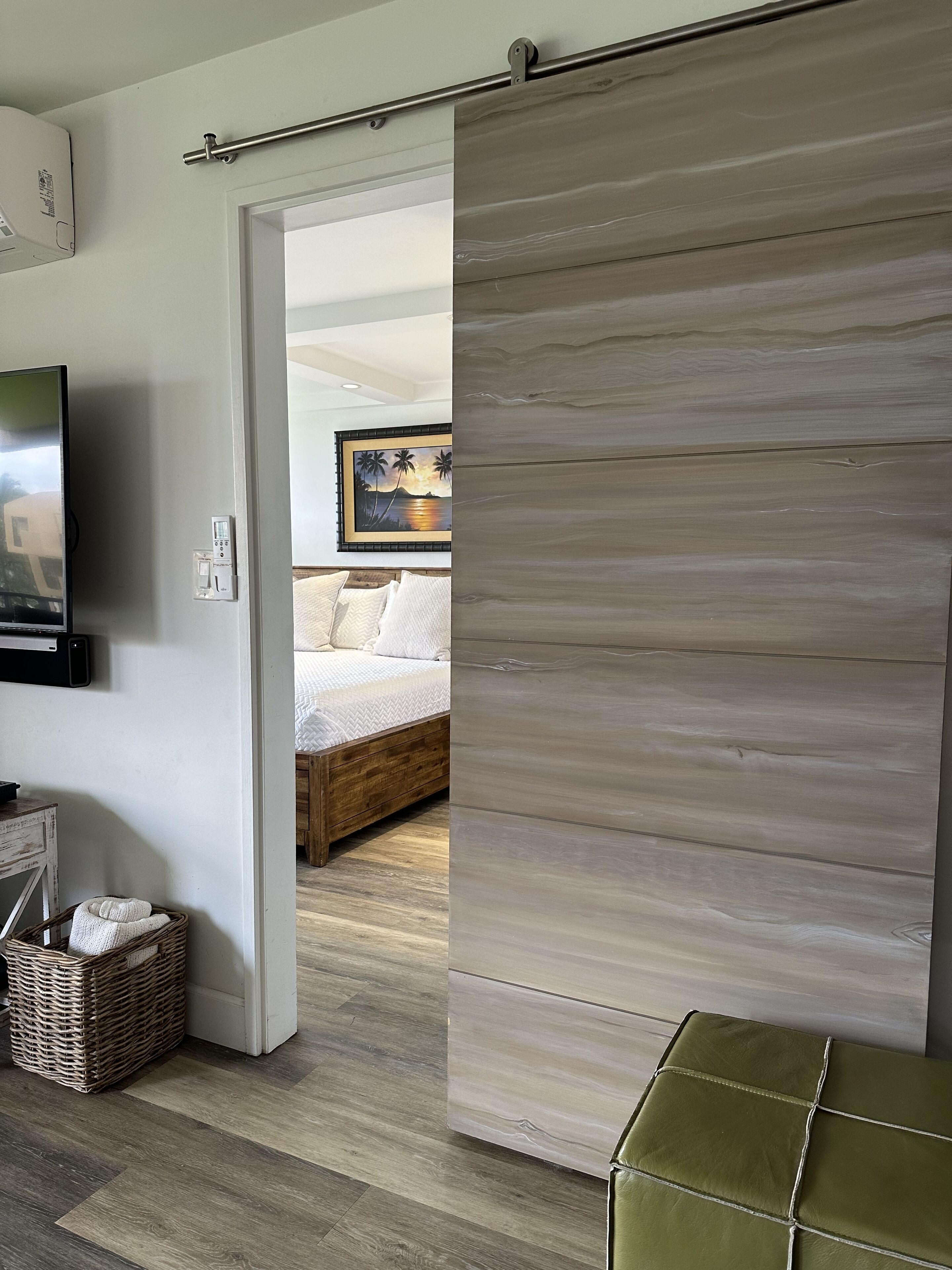 2 bedrooms, in-room safe, iron/ironing board, WiFi