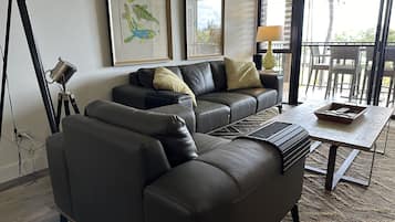 Smart-tv och en stereo