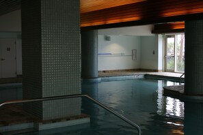 Indoor pool, a heated pool