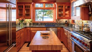 Unclassified image, 3 of 46, button - Orcas Waterfront Custom Home, 180 Degree Summer Sunset & Sunrise,  Sleeps 12 (Eastsound)